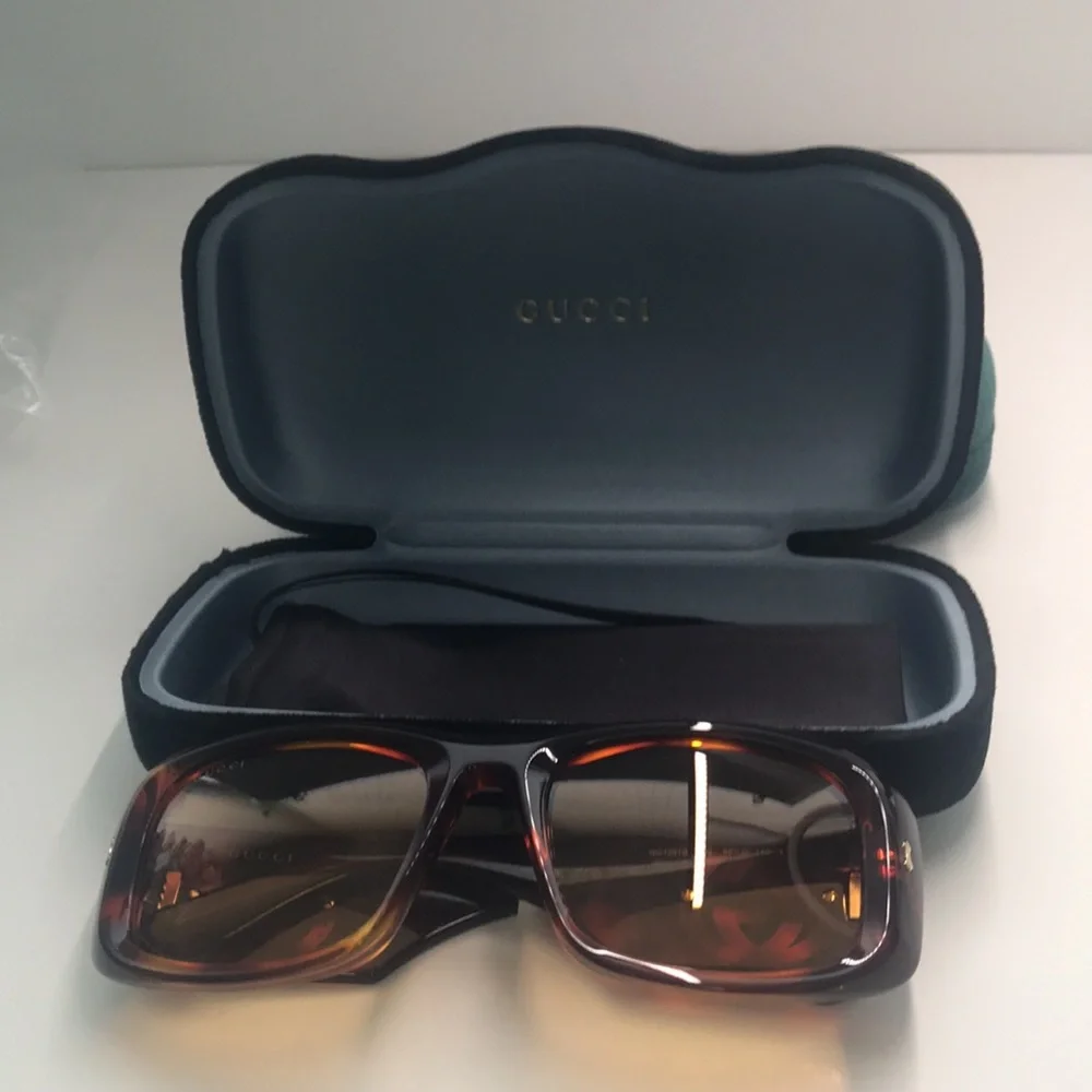 💯- New Authentic Gucci™ GG1251S 002 56 - Havana Sunglasses